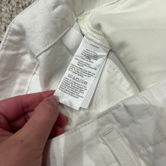 NWT Alexa Chung for Madewell Workwear Jeans Sz 26 True White Utility Denim - Picture 4 of 7